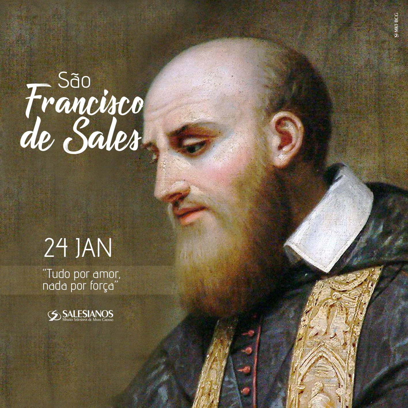 24 de Janeiro – Dia de São Francisco de Sales | Missão Salesiana de Mato Grosso